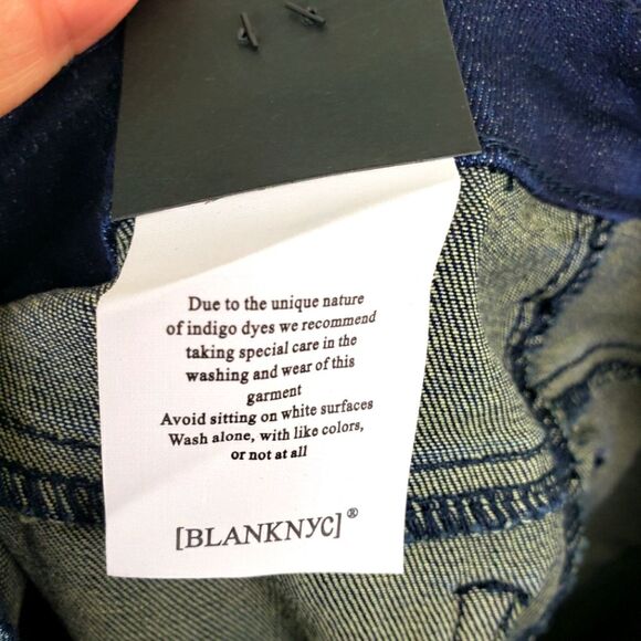 Women's BlankNYC NWT Denim Stretchy Pencil Skirt Waist Size 26/XS/Small - Picture 13 of 13